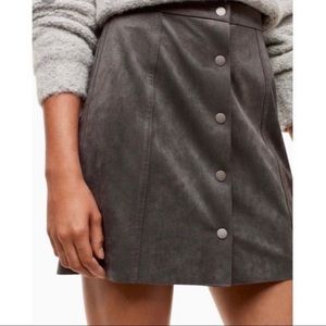 Aritzia Wilfred Free Suede Skirt